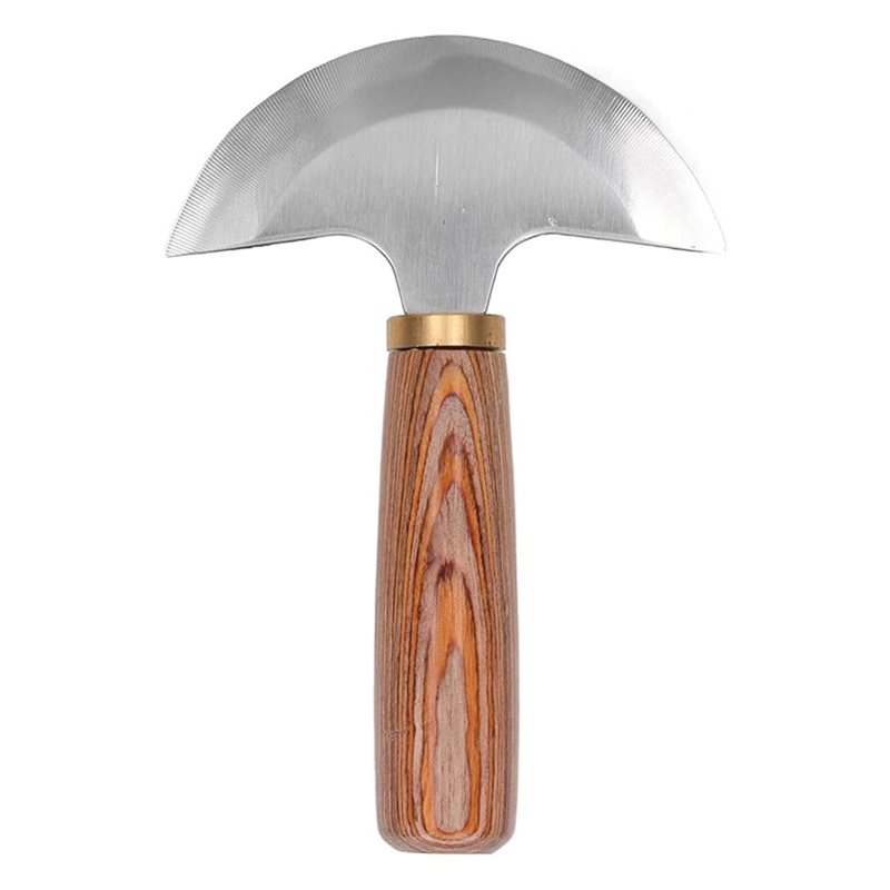 Round Knife Leatherwork - AB41-Wood Handle For Leathercraft Knife-Round Head,
