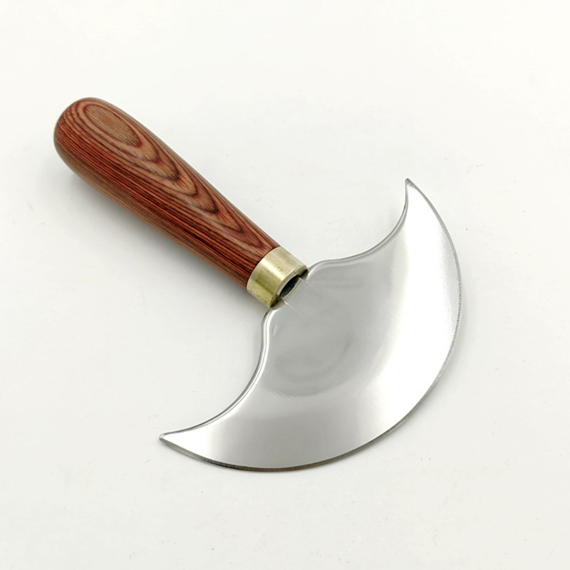 Round Knife Leatherwork - Professional Leather Knife 90mm/120mm Half round