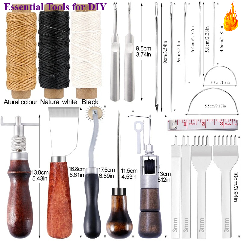 Leatherwork Repairs - KRABALL Leather Craft Tool Kit -