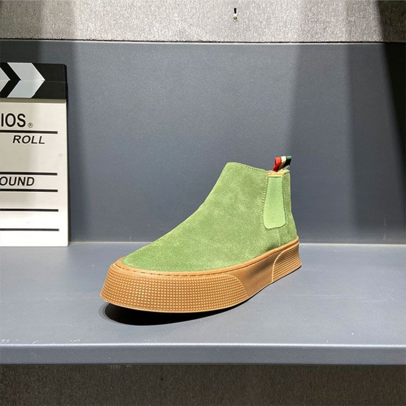 Leather Work Boots - 2026 Autumn Winter Men Chelsea Boots