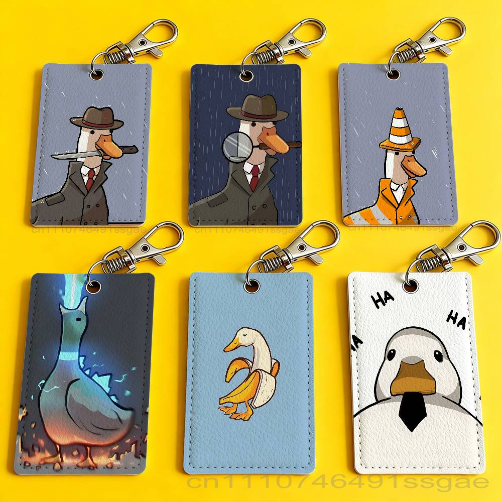 Cartoon Cute Goose Duck Badge  - đánh giá và giá Leather Work Leather