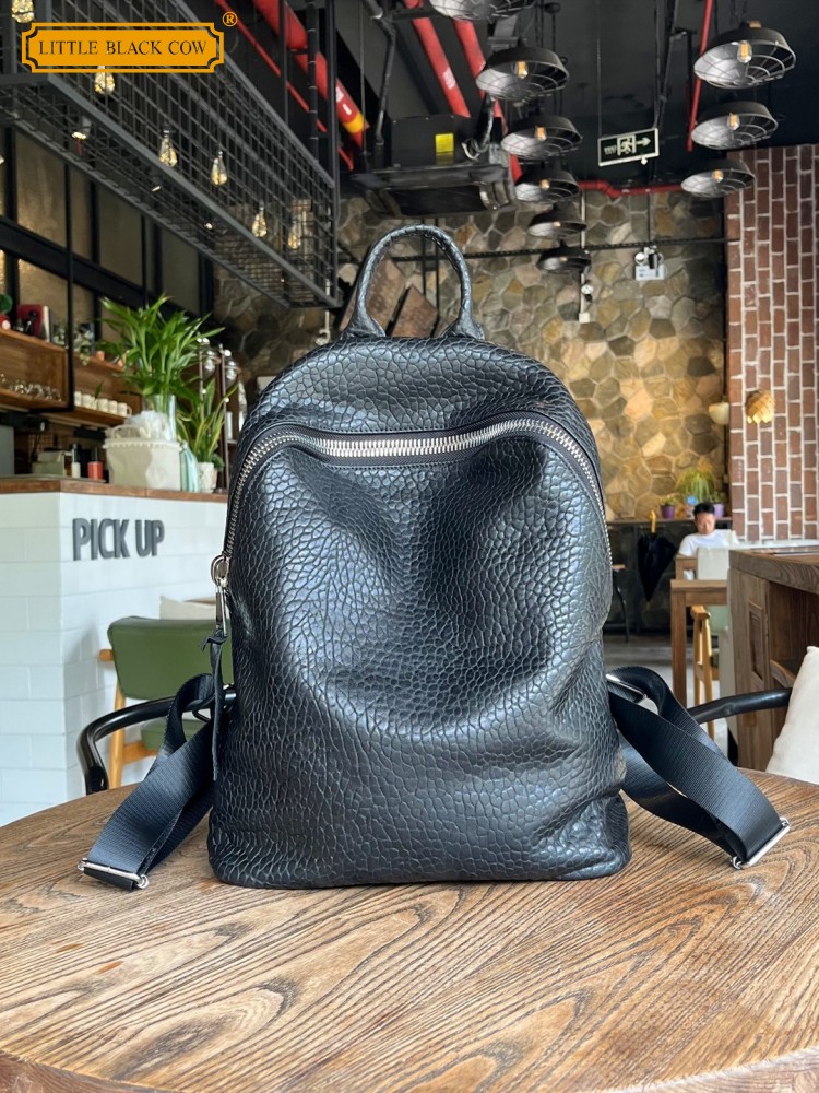 Soft Natural Sheepskin Casual  - đánh giá và giá Leather Work Backpack