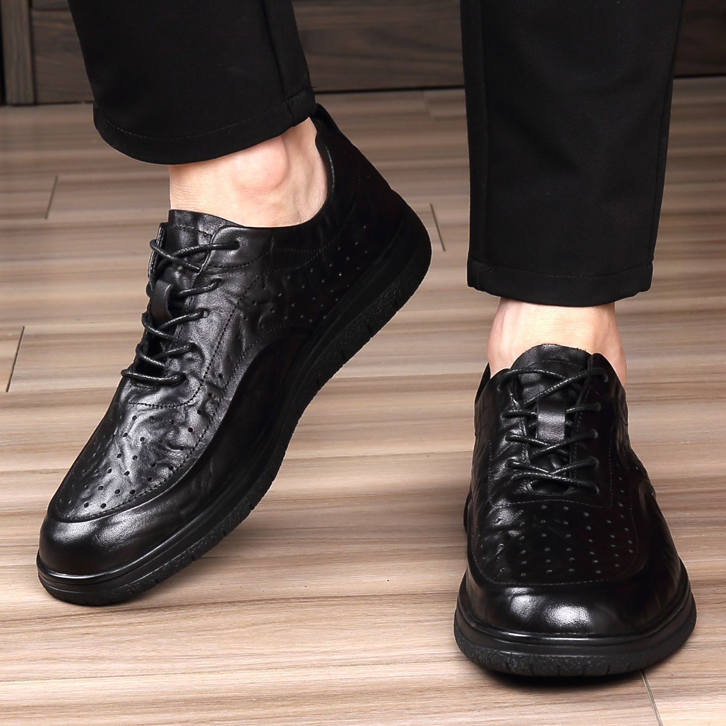 Casual Genuine Leather Shoes E - đánh giá và giá Leather Work Outfit