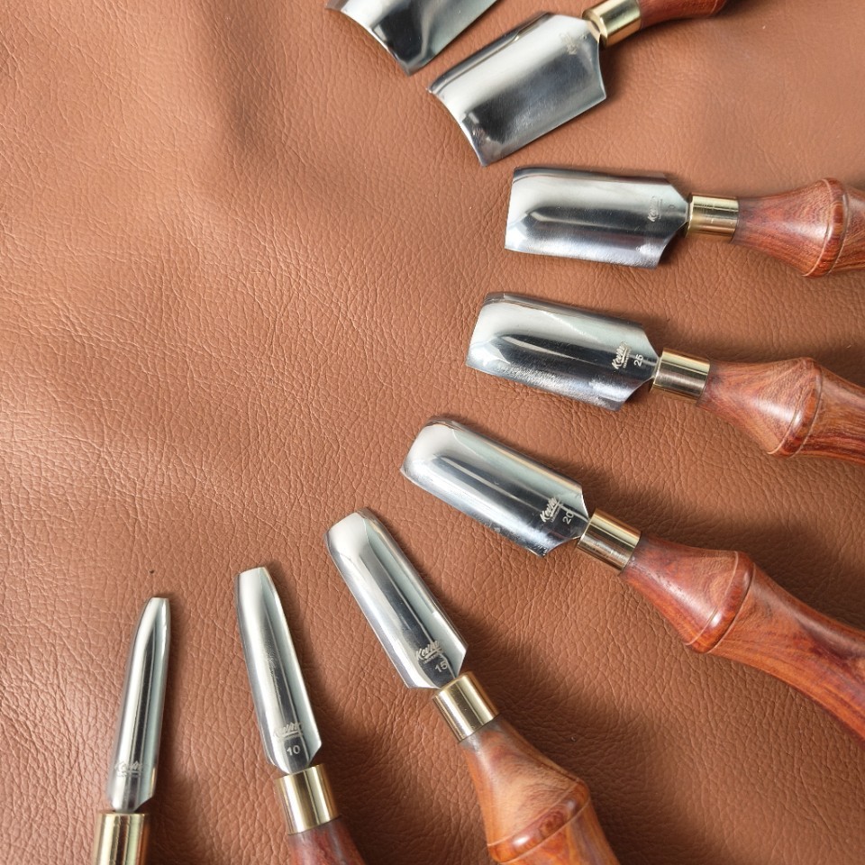 Handmade Leather Working Tools - đánh giá và giá Round Knife Leatherwork