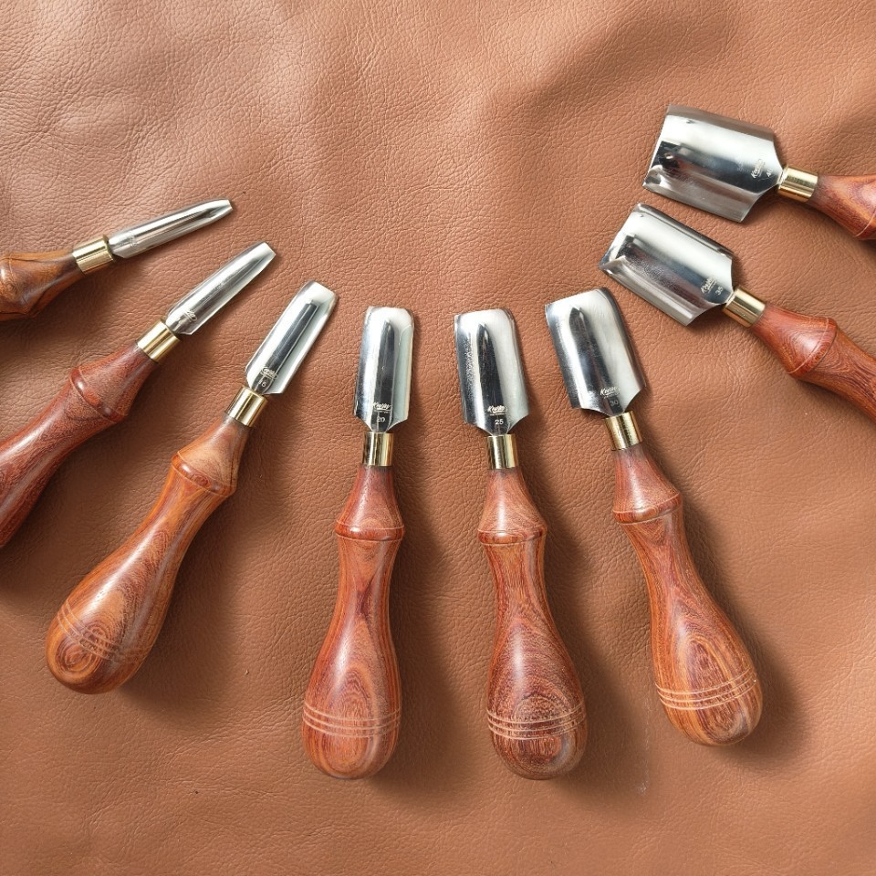 Handmade Leather Working Tools - đánh giá và giá Round Knife Leatherwork