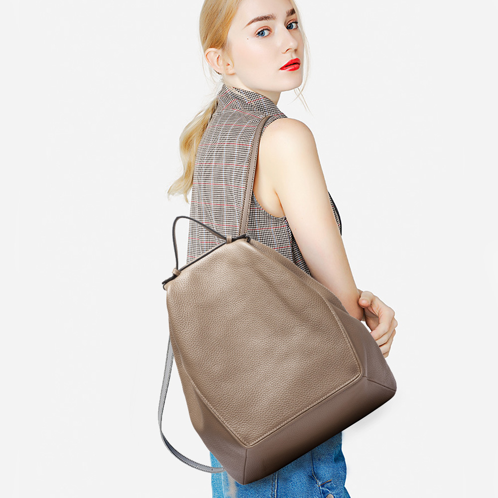 Zency Women 100% Genuine Leath - đánh giá và giá Leather Work Backpack