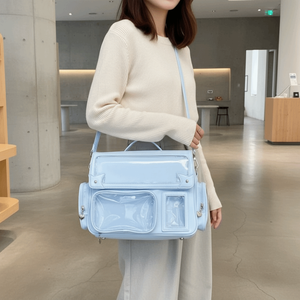 Transparent Convertible Ita Ba - đánh giá và giá Leather Work Backpack