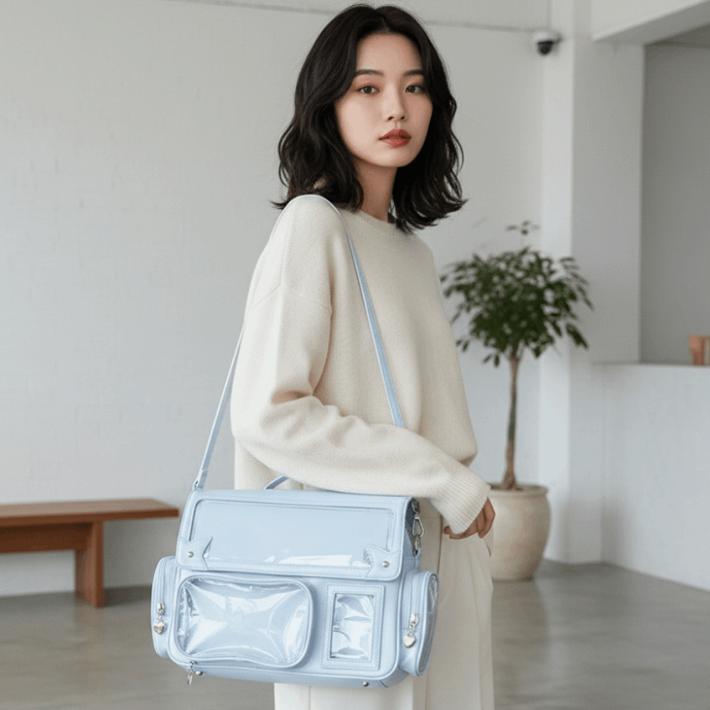 Transparent Convertible Ita Ba - đánh giá và giá Leather Work Backpack