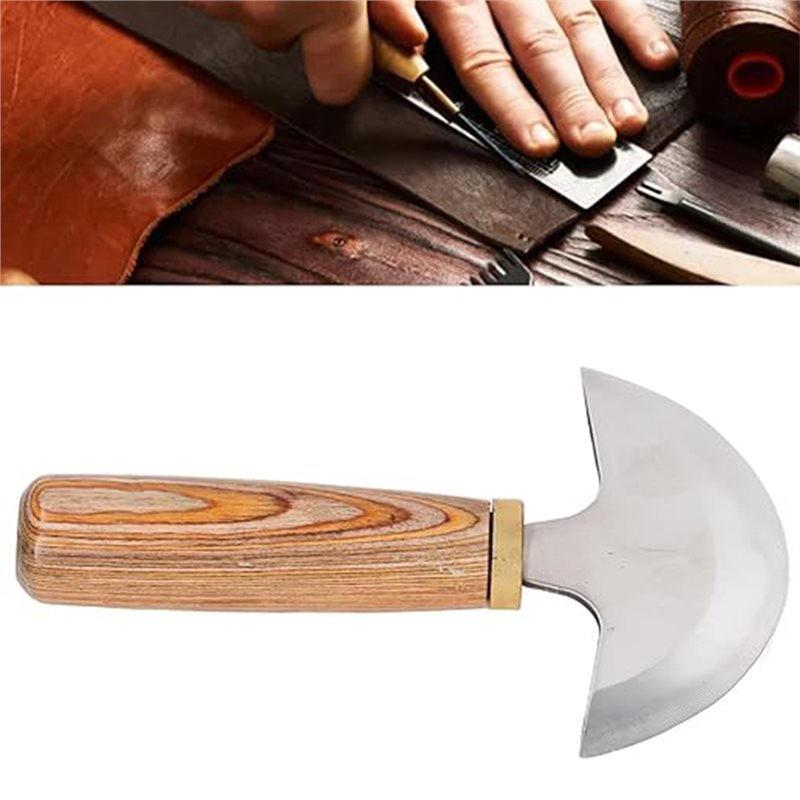 AB41-Wood Handle For Leathercr - đánh giá và giá Round Knife Leatherwork