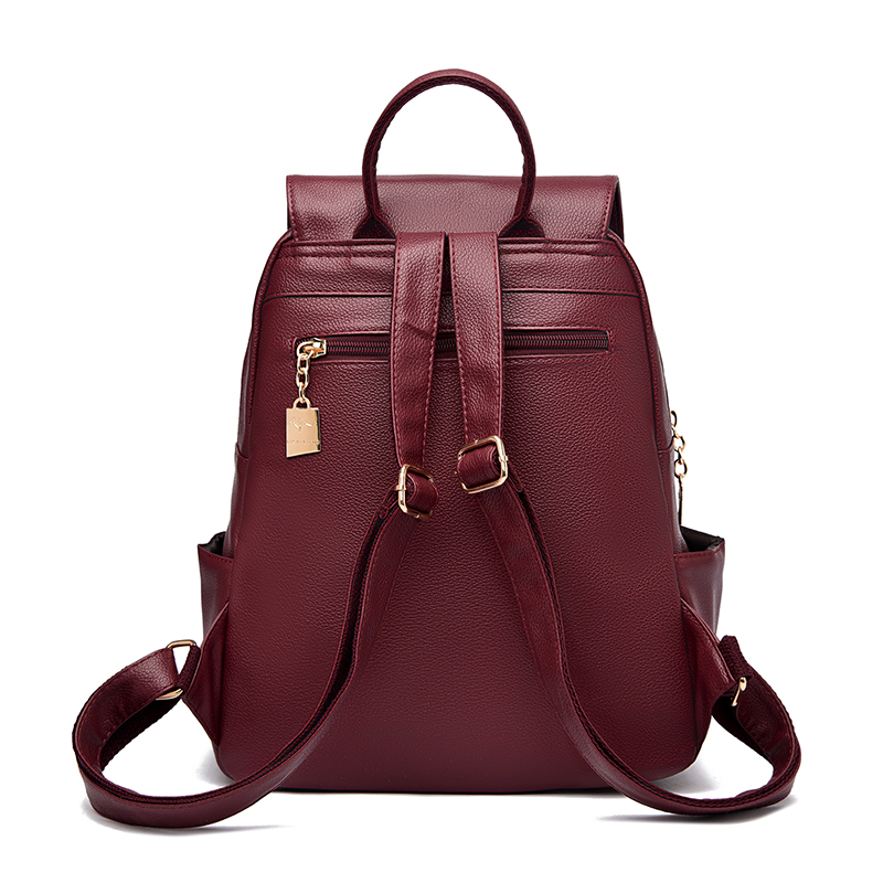 2026 NEW Women High Quality Le - đánh giá và giá Leather Work Backpack