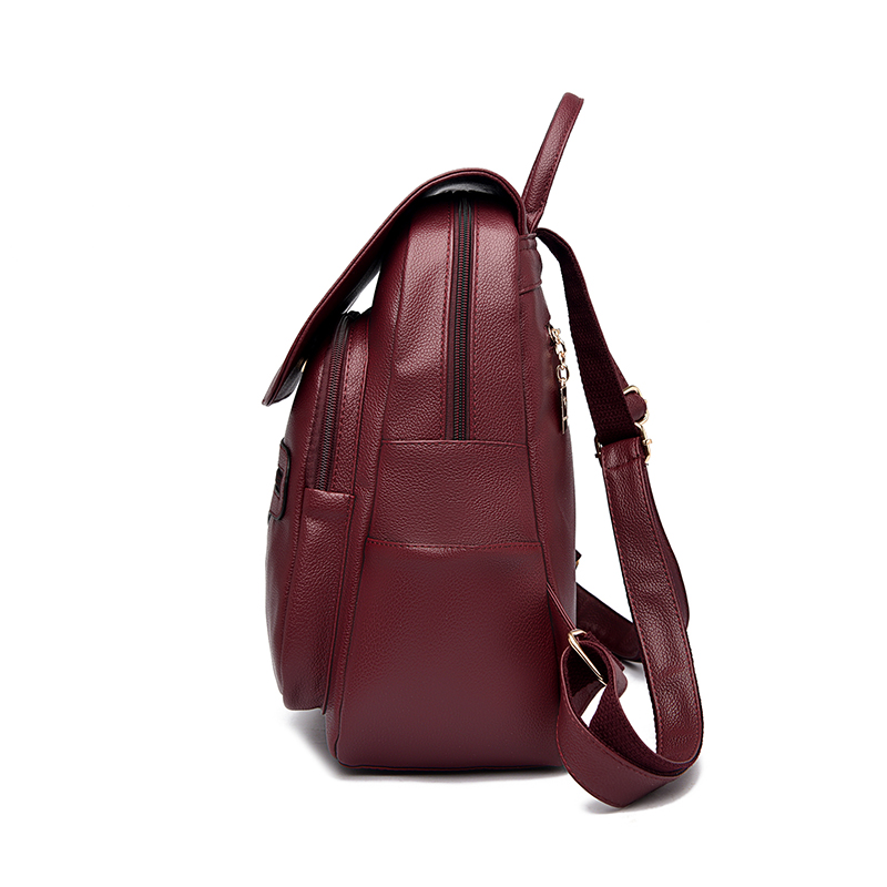 2026 NEW Women High Quality Le - đánh giá và giá Leather Work Backpack