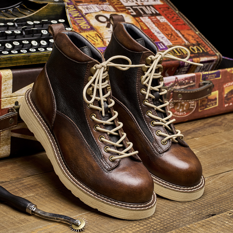 Men's Short Toe Work Boots, Am - đánh giá và giá Leather Work Boots