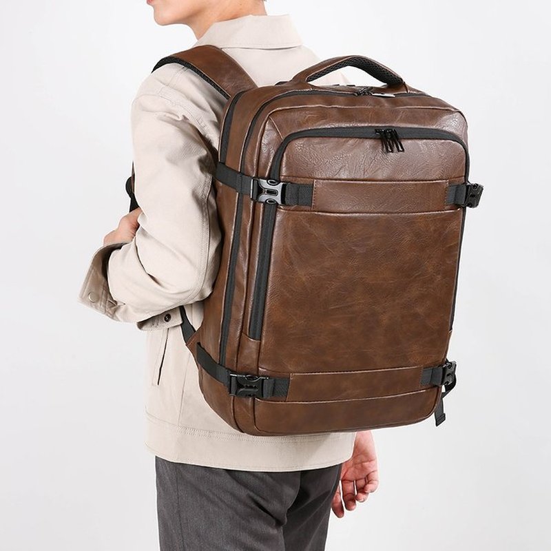 2027 NEW  Men Backpack PU Leat - đánh giá và giá Leather Work Backpack