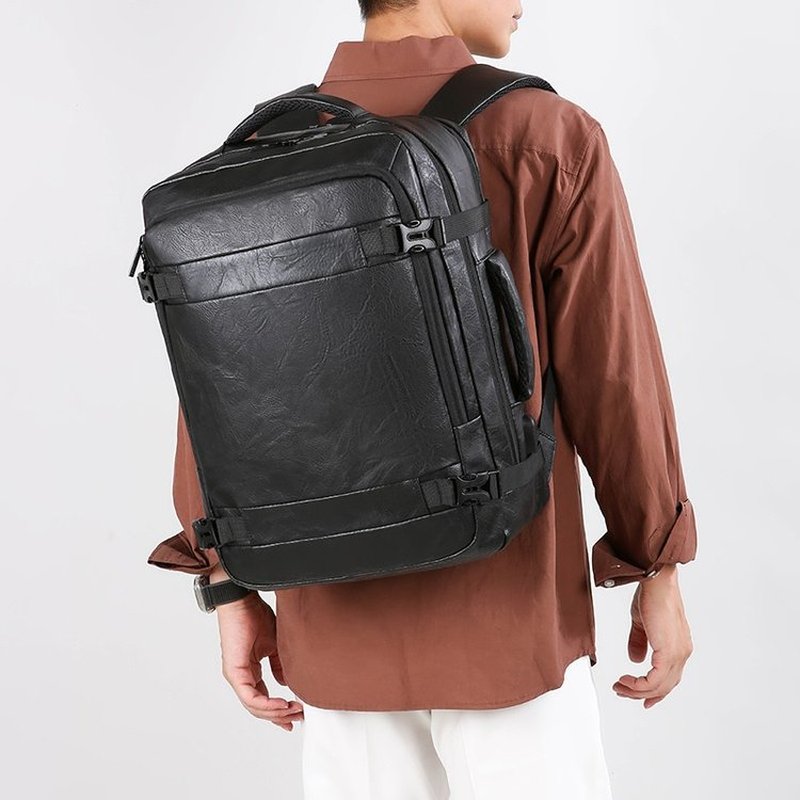 2027 NEW  Men Backpack PU Leat - đánh giá và giá Leather Work Backpack