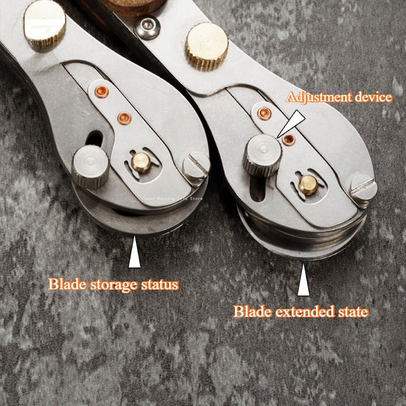 Small Metal Roller Knife Stain - đánh giá và giá Round Knife Leatherwork