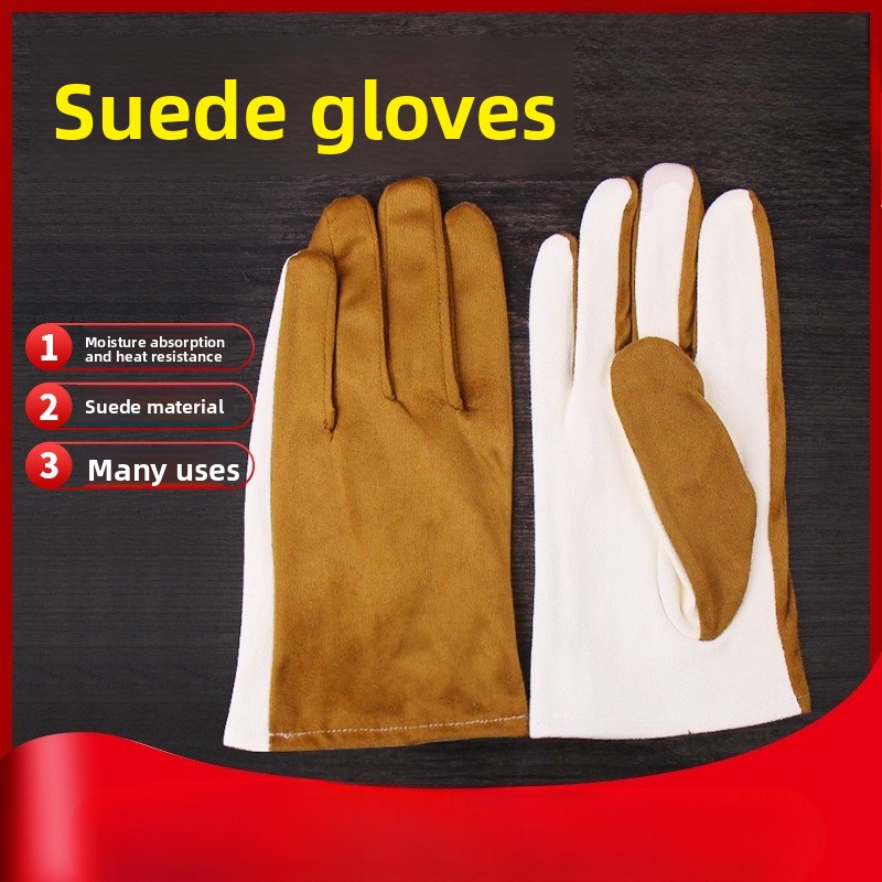 Suede Etiquette Gloves - Thick - đánh giá và giá Leatherwork Appreciation
