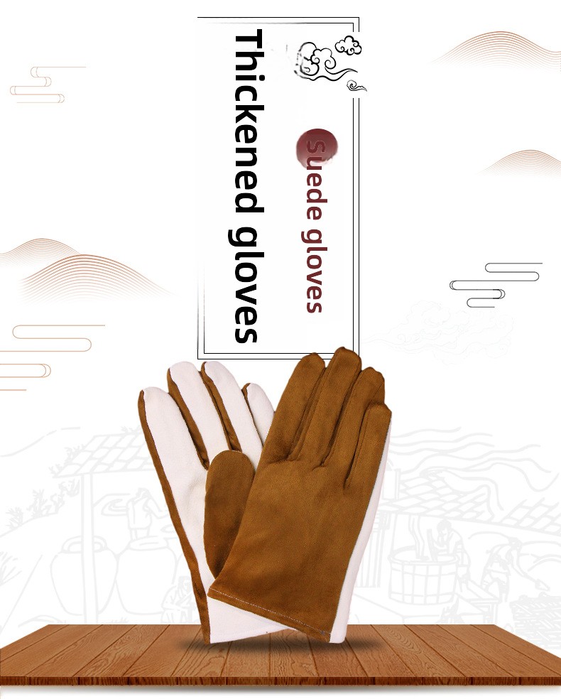 Suede Etiquette Gloves - Thick - đánh giá và giá Leatherwork Appreciation