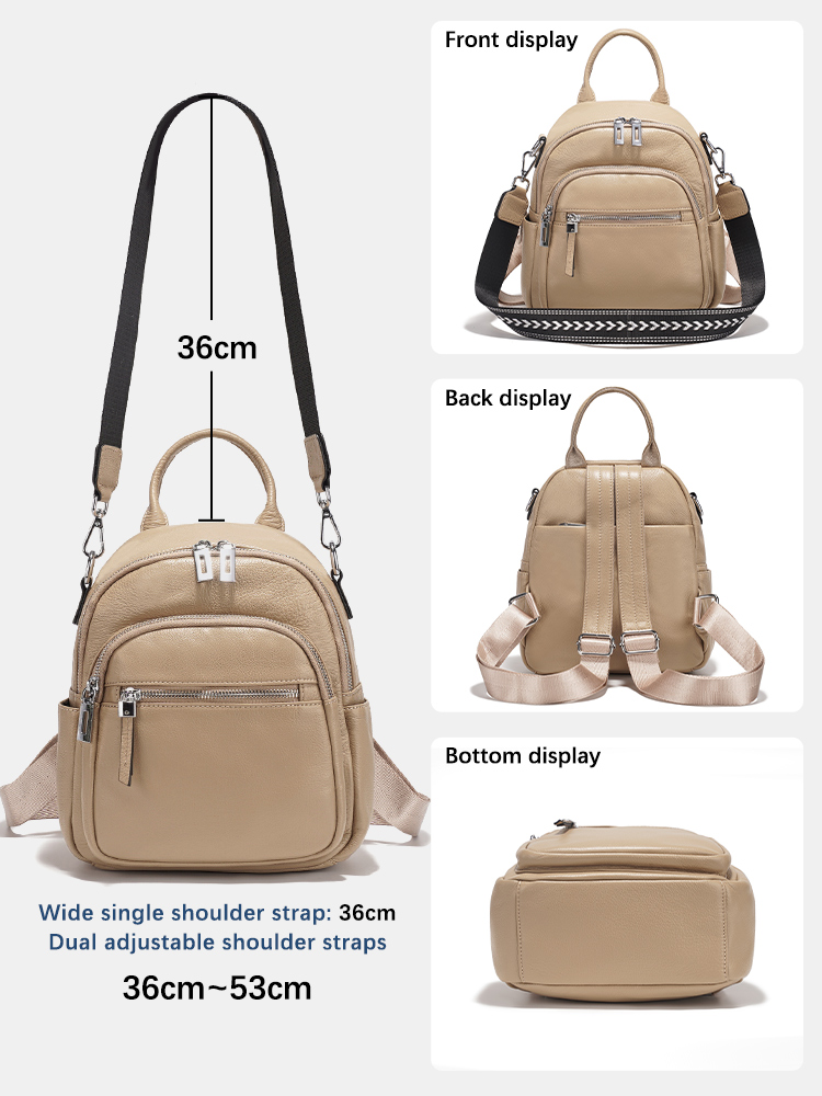 Zency Genuine Leather Small Ba - đánh giá và giá Leather Work Backpack