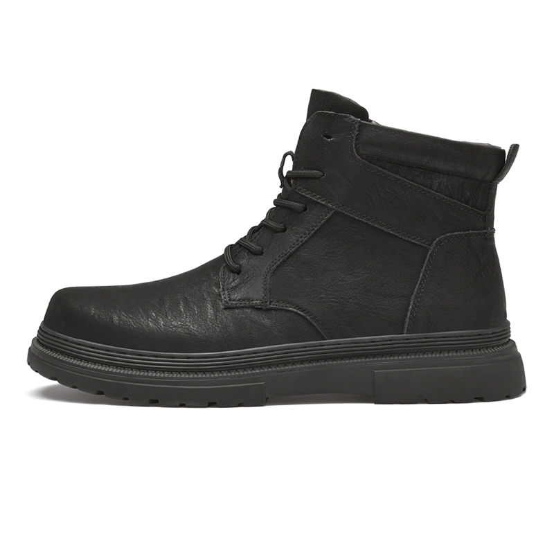 Warm Winter Men Leather Shoes  - đánh giá và giá Leather Work Boots