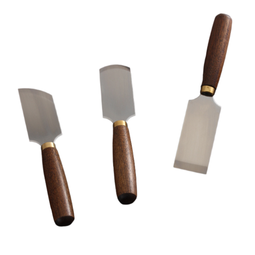 Walnut Handle D2 Steel Japanes - đánh giá và giá Round Knife Leatherwork