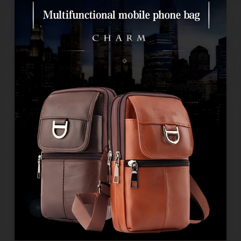 Men's Leather Waist Bag - Larg - đánh giá và giá Leather Work Backpack
