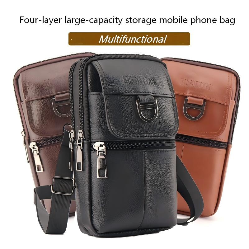 Men's Leather Waist Bag - Larg - đánh giá và giá Leather Work Backpack