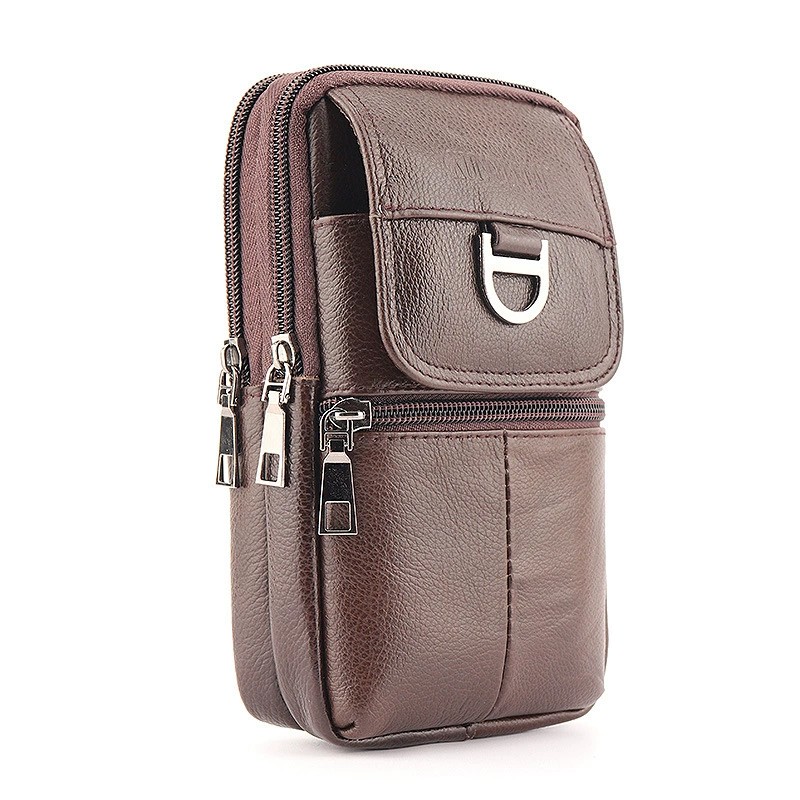 Men's Leather Waist Bag - Larg - đánh giá và giá Leather Work Backpack